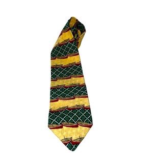 Bob Timberlake Men’s Silk Tie With Canoes